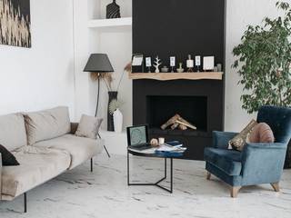 8 Creative Fireplace Design Ideas to Warm Your Home, Caroline Nixon Caroline Nixon Moderne Wohnzimmer