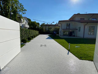 Loghi personalizzati con Mosaico Drenante, HISKIN S.r.l. HISKIN S.r.l. Rumah Modern