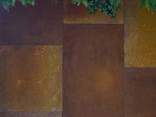 Stal kortenowska Corten, Luxum Luxum インダストリアルな 壁&床