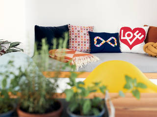 Farbenfroher Essbereich, Designservice+ Designservice+ Modern dining room