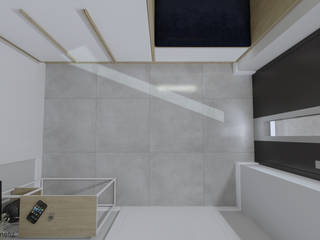 Nowoczesny przedpokój (Dom z Malinówkach), KJ Studio Projektowanie wnętrz KJ Studio Projektowanie wnętrz Modern corridor, hallway & stairs MDF