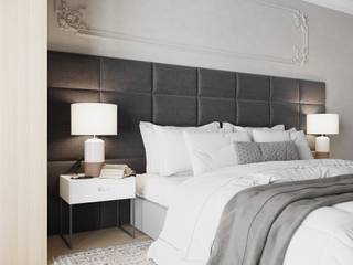 Glamour pur - Wandpolster aus Samtstoff , Softwalls® Softwalls® Modern Bedroom