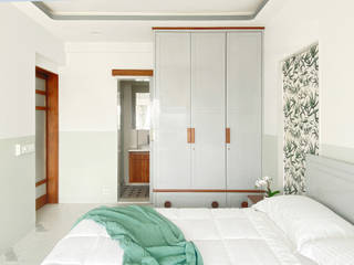 Residence at Colaba - 03, Dhruva Samal & Associates Dhruva Samal & Associates Спальня