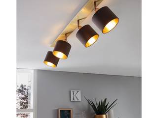 Messing Lampen - stilvolles und gemütliches Design, Skapetze Lichtmacher Skapetze Lichtmacher Moderner Flur, Diele & Treppenhaus