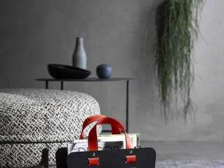 L-BAG MAGAZINE HOLDER BY LIMAC DESIGN, Limac Design Limac Design Modern living room آئرن / اسٹیل