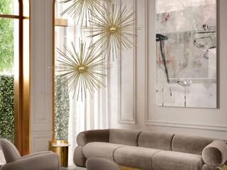 Ideias de Iluminação de Luxo, DelightFULL DelightFULL Modern Living Room