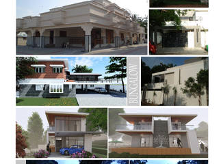 #architects for bungalows, Sahana's Creations Architects and Interior Designers Sahana's Creations Architects and Interior Designers Kırsal Koridor, Hol & Merdivenler