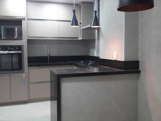 Reforma de cozinha para apartamento em Niterói, Margareth Salles Margareth Salles Kitchen units MDF