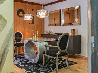 Nuestro showroom, Gramil Interiorismo II - Decoradores y diseñadores de interiores Gramil Interiorismo II - Decoradores y diseñadores de interiores Eclectic style dining room
