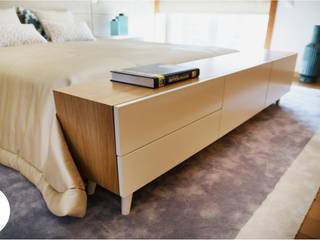 Projeto - Design de Interiores - Suite NR, Areabranca Areabranca BedroomDressing tables