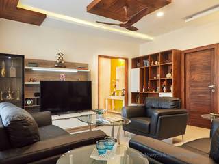 Mangalagiri One, Kirlampudi Layout, ARK Architects & Interior Designers ARK Architects & Interior Designers Modern Living Room