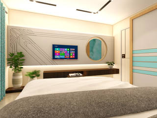 Interior For Mr. Haval, A B Design Studio A B Design Studio Minimalist bedroom