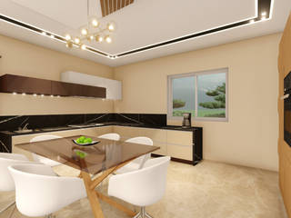 Interior For Mr. Haval, A B Design Studio A B Design Studio Minimalist kitchen