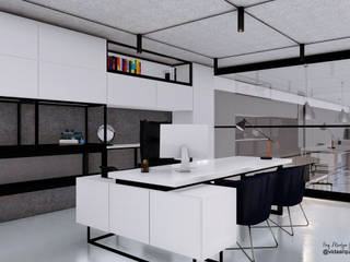 Diseño de oficinas , Vida Arquitectura Vida Arquitectura Commercial spaces Negro