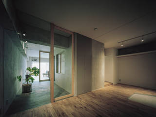 中庭を作るマンションリノベーション, 藤原・室 建築設計事務所 藤原・室 建築設計事務所 Modern Bedroom