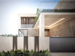 Shangri-la Modernity @ Lengkong Lima, Singapore Carpentry Interior Design Pte Ltd Singapore Carpentry Interior Design Pte Ltd 平房 石器 Beige