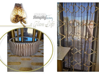 Blue Valley Residential Project, Simply Living Online Simply Living Online Modern Corridor, Hallway and Staircase Marble