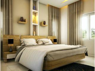 Best Stylish design collection , Monnaie Interiors Pvt Ltd Monnaie Interiors Pvt Ltd غرفة نوم خشب Wood effect