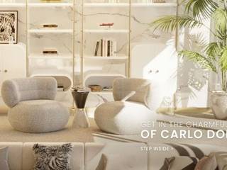Entre na encantadora casa de Carlo Donati em Saint Tropez, DelightFULL DelightFULL Modern living room