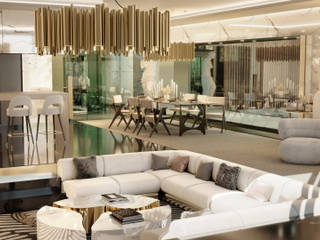 Entre na encantadora casa de Carlo Donati em Saint Tropez, DelightFULL DelightFULL Modern living room