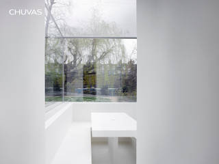 Jodie&Simon's Studio, CHUVAS arquitectura CHUVAS arquitectura 書房/辦公室 玻璃