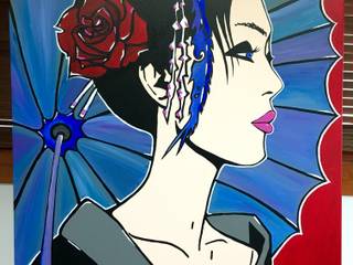 Cuadro estilo POP ART original pintado a mano en acrílico sobre lienzo, CUADROS POR ENCARGO CRISTINA GALVEZ POP ART CUADROS POR ENCARGO CRISTINA GALVEZ POP ART 다른 방