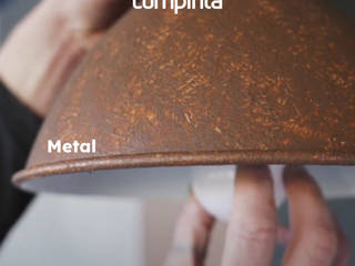 Efeito Oxidado, Tintas Compinta - Lojas em Braga e Guimarães Tintas Compinta - Lojas em Braga e Guimarães Salas de estar industriais