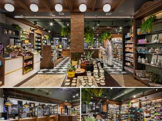 LINK HILLS PHARMACY, Sphere Design & Architecture Sphere Design & Architecture Kantor & Toko Modern