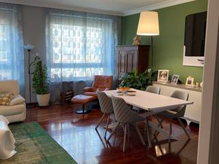 Restyling e ristrutturazione di interni: come cambiare il volto di un appartamento, Silvia Camporeale Interior Designer Silvia Camporeale Interior Designer Modern living room Wood Green