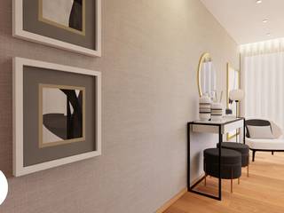 Projeto - Design de Interiores - Suite IJ, Areabranca Areabranca BedroomAccessories & decoration