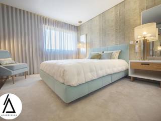 Projeto - Design de Interiores - Suite CM, Areabranca Areabranca Modern Bedroom