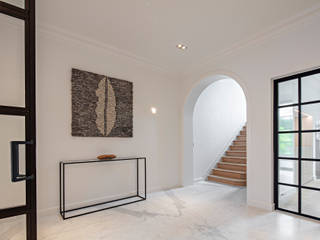 Umbau einer alten Villa, Marmor Radermacher Marmor Radermacher Corredores, halls e escadas modernos