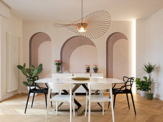 Spazio Bello e Moderno a Firenze, B+P architetti B+P architetti Modern Dining Room