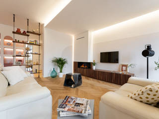 Spazio Bello e Moderno a Firenze, B+P architetti B+P architetti Modern Living Room