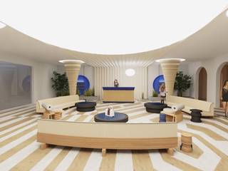 Beauty Salon , cem purtul cem purtul Spa moderna Legno Effetto legno