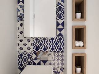 Ernesto Fusco Interior Designer Modern Bathroom Ceramic White