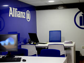 Oficina Corporativa de Allianz, 3a Interiorismo 3a Interiorismo Commercial spaces