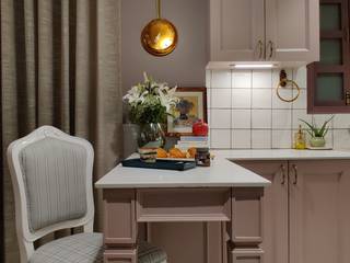 Grandeur en Vogue, The Mystique Interiors The Mystique Interiors Muebles de cocinas Madera maciza Multicolor