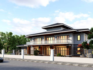Biệt thự tại Bảo Lộc, Lâm Đồng, Công ty TNHH Thiết kế và Ứng dụng QBEST Công ty TNHH Thiết kế và Ứng dụng QBEST Villa