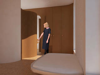 Гибкость, Cameleon Interiors Cameleon Interiors Спальня в стиле минимализм