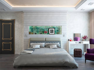 Перья, камни, Cameleon Interiors Cameleon Interiors Спальня в классическом стиле