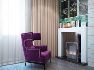 Перья, камни, Cameleon Interiors Cameleon Interiors Habitaciones de estilo clásico