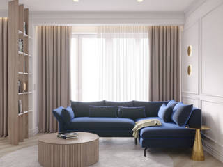 DOM W KATOWICACH, Nevi Studio Nevi Studio Modern living room