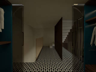 Cabina Seventy, melania de masi architetto melania de masi architetto Dressing room لکڑی Wood effect