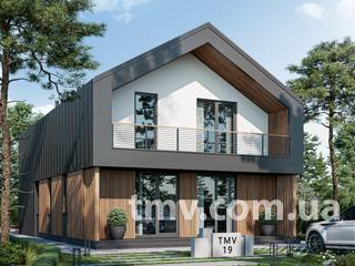 Современный двухэтажный коттедж в стиле барнхаус TMV 19, TMV Architecture company TMV Architecture company