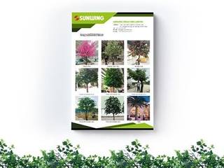 ARTIFICIAL TREES MANUFACTURER IN CHINA, SUNWING GREEN SUNWING GREEN Moderner Balkon, Veranda & Terrasse