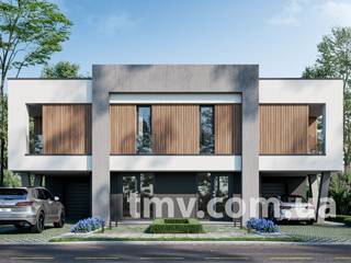 Cовременный двухэтажный дуплекс в стиле хай-тек, TMV Architecture company TMV Architecture company