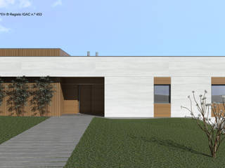 Casa Ameal . Torres Vedras, ATELIER OPEN ® - Arquitetura e Engenharia ATELIER OPEN ® - Arquitetura e Engenharia Willa Deski kompozytowe Przeźroczysty