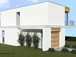 Casa da Mina . Amadora, ATELIER OPEN ® - Arquitetura e Engenharia ATELIER OPEN ® - Arquitetura e Engenharia Villas Wood Wood effect