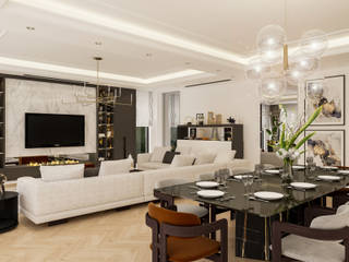 Villa Salon, 3d Antalya 3d Antalya 现代客厅設計點子、靈感 & 圖片